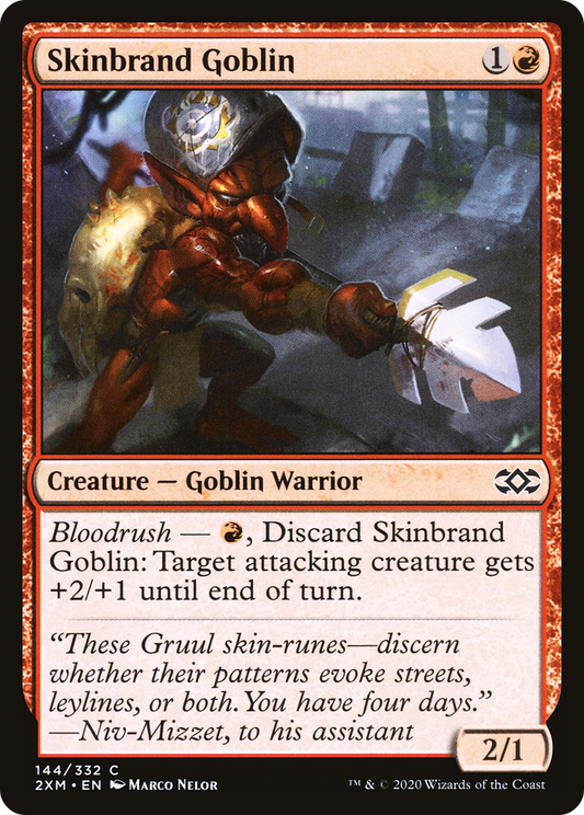 Skinbrand Goblin (2XM-144) - Double Masters Foil