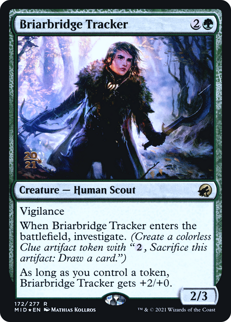 Briarbridge Tracker (PMID-172S) - Innistrad: Midnight Hunt Promos Foil