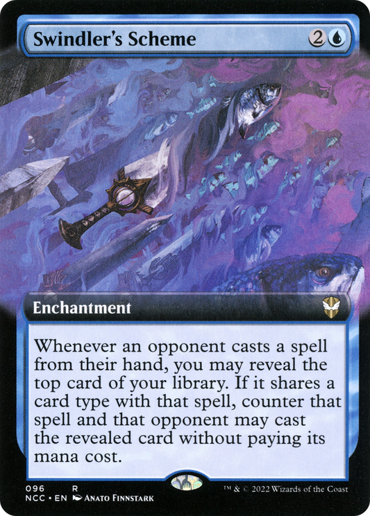 Swindler's Scheme (NCC-096) - New Capenna Commander: (Extended Art) Foil