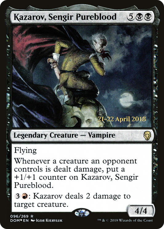 Kazarov, Sengir Pureblood (PDOM-96S) - Dominaria Promos Foil