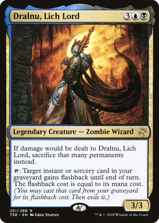 Dralnu, Lich Lord (TSR-251) - Time Spiral Remastered Foil