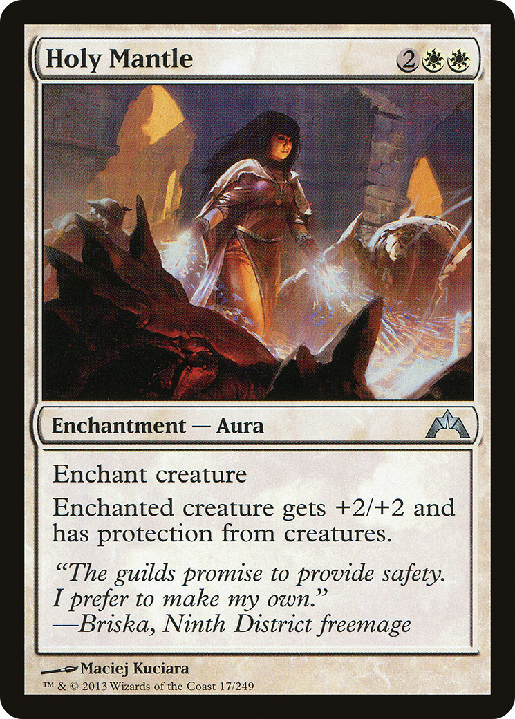 Holy Mantle (GTC-017) - Gatecrash Foil