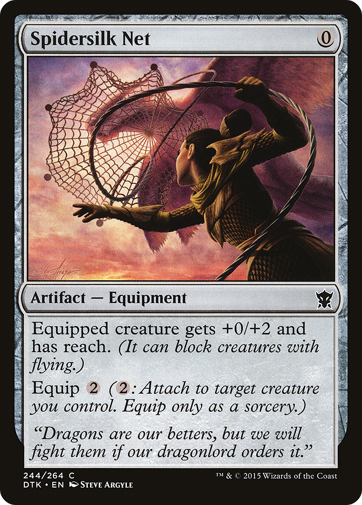 Spidersilk Net (DTK-244) - Dragons of Tarkir Foil