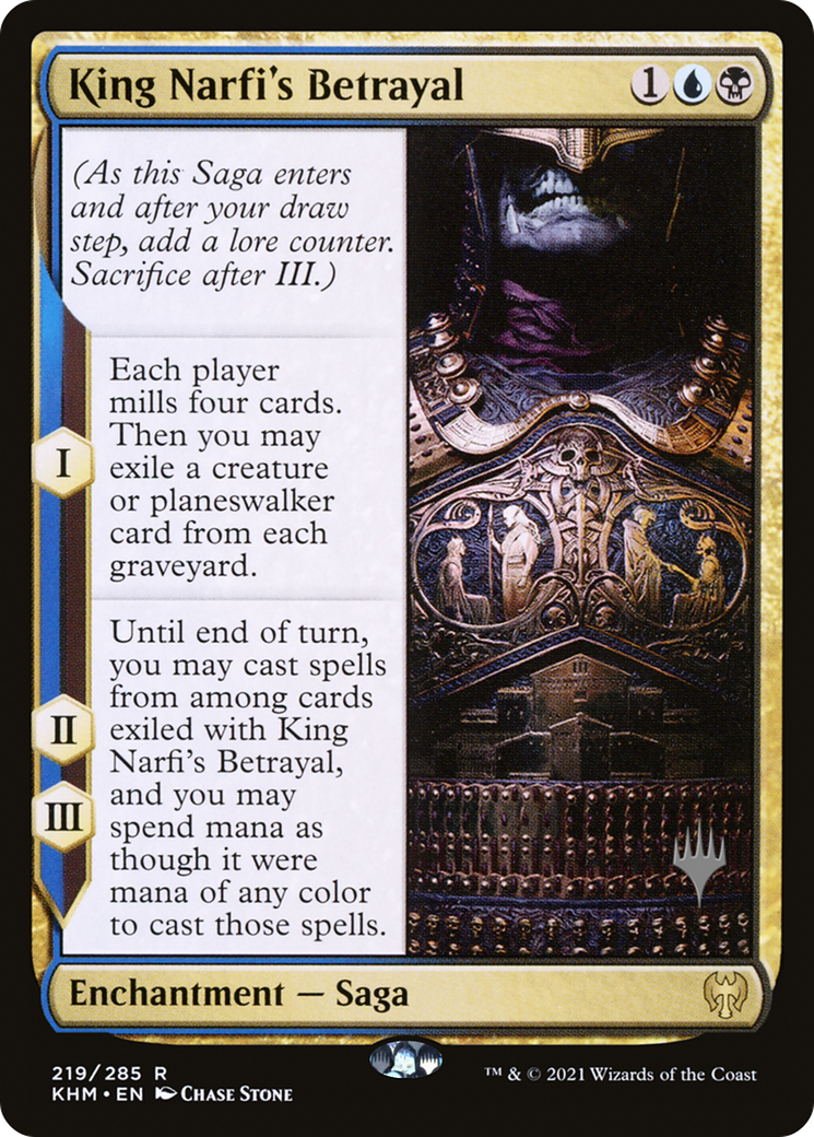 King Narfi's Betrayal (PPKHM-219) - Kaldheim Promos Foil (Promo Pack)