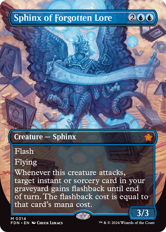 Sphinx of Forgotten Lore (FDN-314) - Foundations (Borderless)