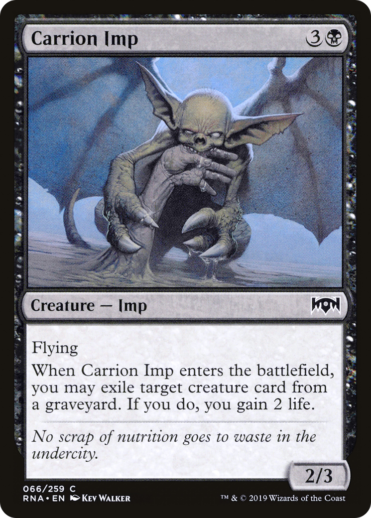 Carrion Imp (RNA-066) - Ravnica Allegiance Foil