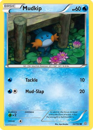 Mudkip 033/160 - XY  Primal Clash Normal - Common