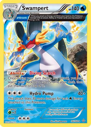 Swampert 36/160 - Primal Clash Holofoil