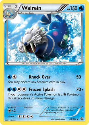 Walrein 48/160 - Primal Clash Reverse Holofoil