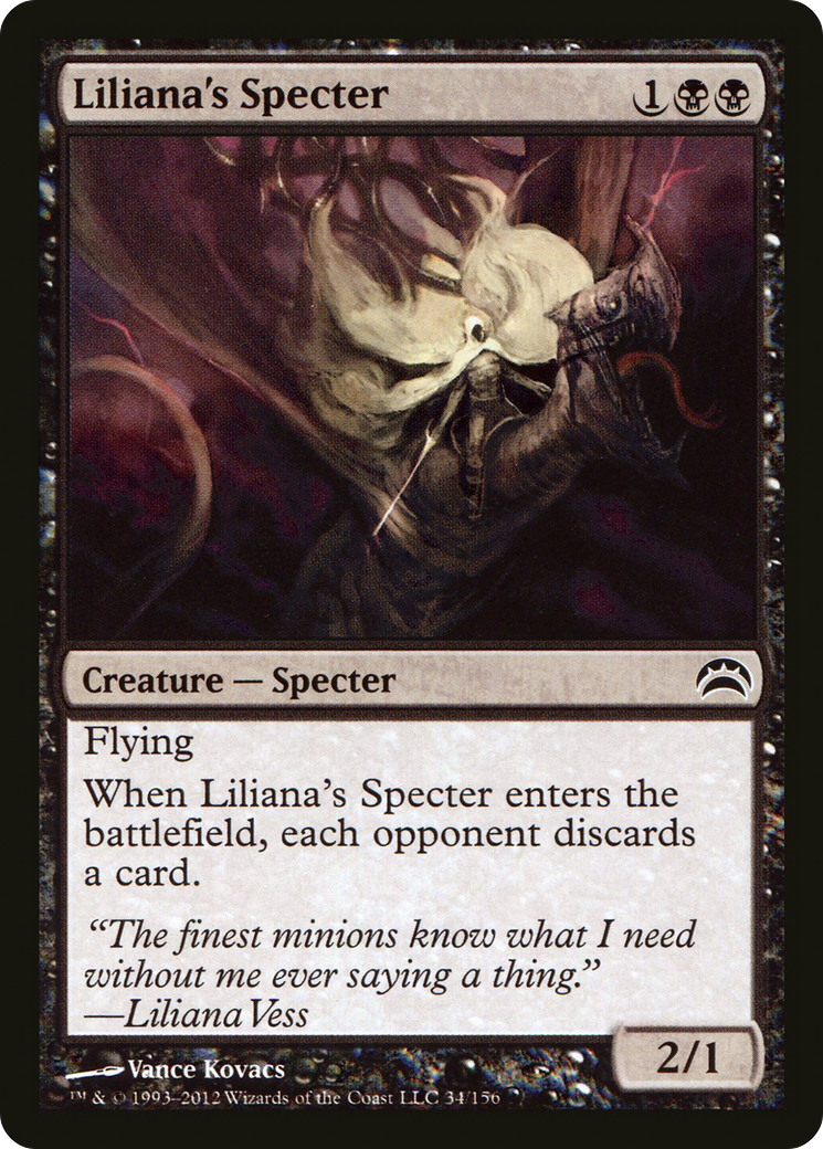 Liliana's Specter (PC2-034) - Planechase 2012