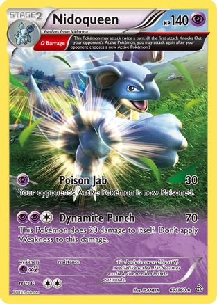 Nidoqueen 69/160 - Primal Clash Reverse Holofoil