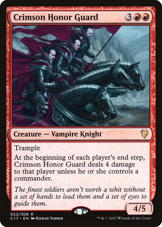 Crimson Honor Guard (C17-023) - Commander 2017