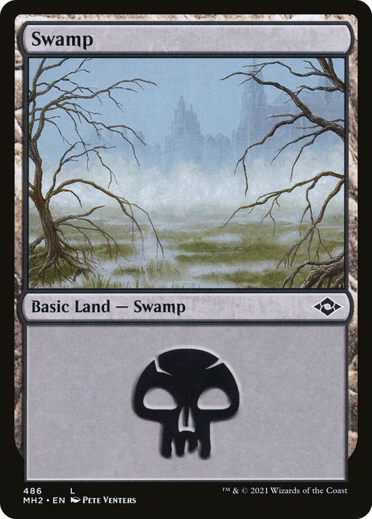 Swamp (MH2-486) - Modern Horizons 2 Etched Foil