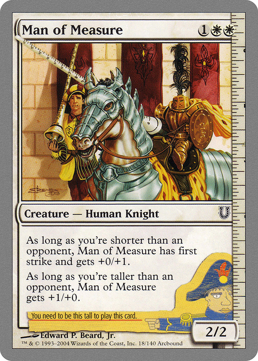 Man of Measure (UNH-018) - Unhinged Foil