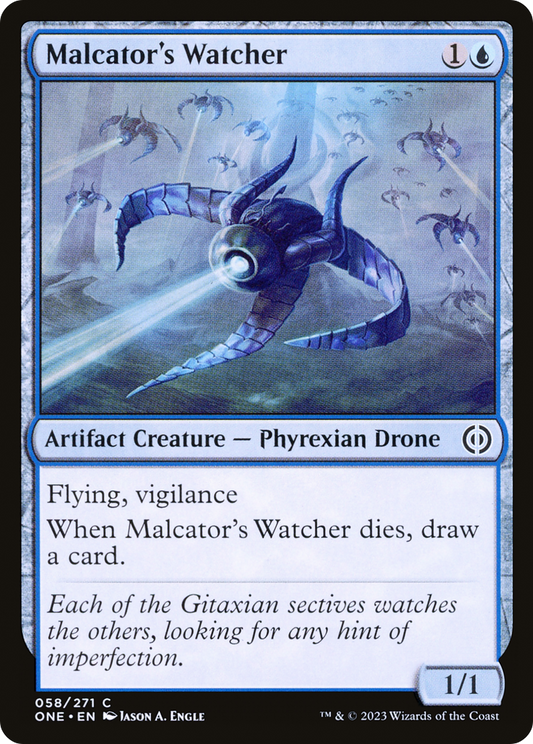 Malcator's Watcher (ONE-058) - Phyrexia: All Will Be One