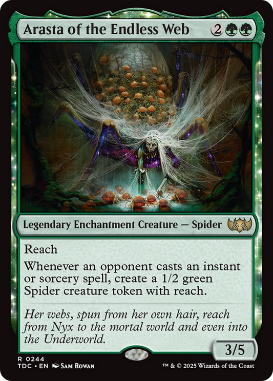 Arasta of the Endless Web (TDC-244) - Commander: Tarkir: Dragonstorm