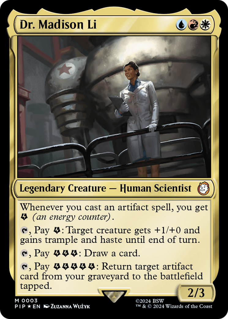 Dr. Madison Li (PIP-003) - Fallout Foil