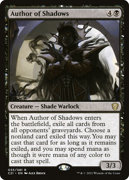 Author of Shadows (C21-035) - Commander 2021