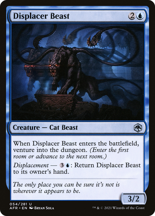 Displacer Beast (AFR-054) - Adventures in the Forgotten Realms Foil