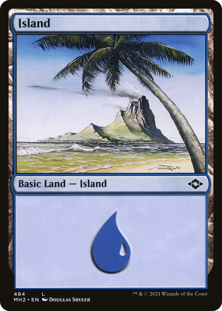 Island (MH2-484) - Modern Horizons 2 Foil