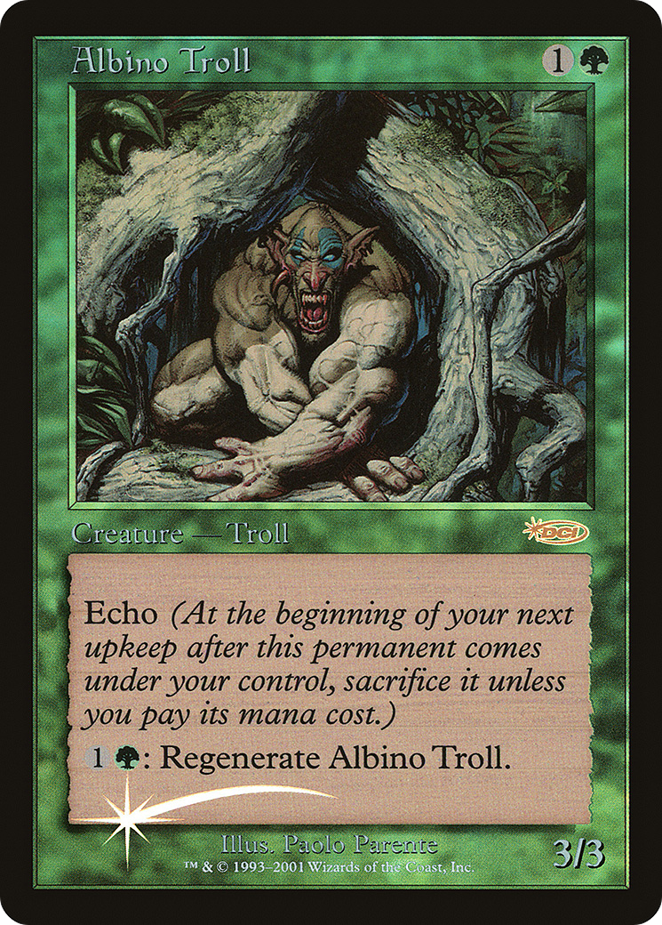 Albino Troll (F02-002) - Friday Night Magic 2002 Foil