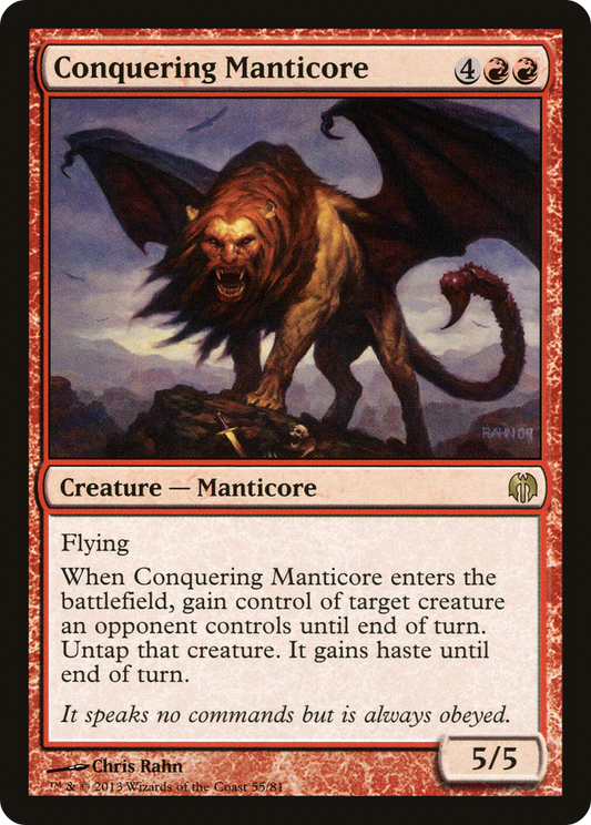 Conquering Manticore (DDL-055) - Duel Decks: Heroes vs. Monsters