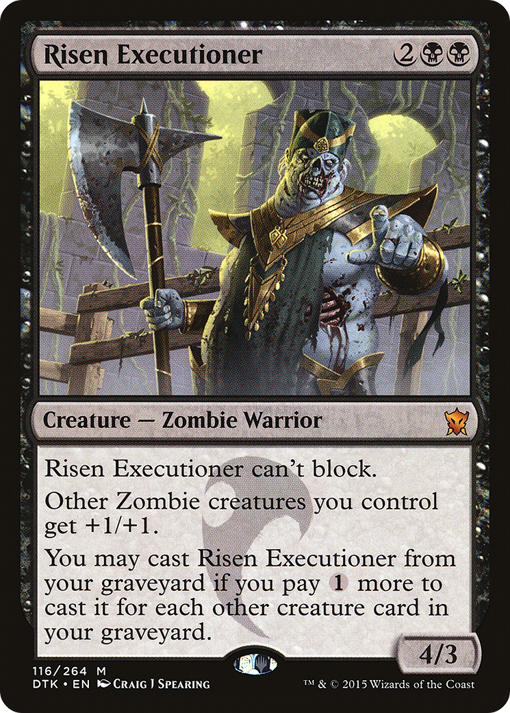 Risen Executioner (DTK-116) - Dragons of Tarkir Foil