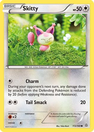 Skitty 113/160 - Primal Clash Reverse Holofoil