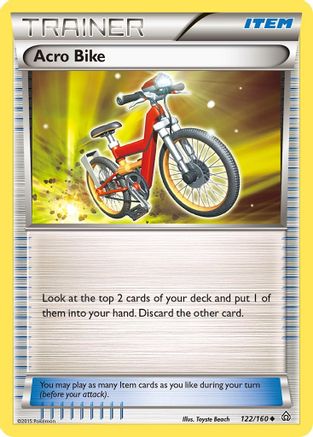Acro Bike 122/160 - XY  Primal Clash Reverse Holofoil - Uncommon