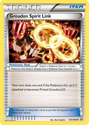 Groudon Spirit Link 131/160 - XY  Primal Clash Normal - Uncommon