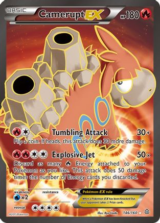 Camerupt-EX 146/160 - Primal Clash Holofoil