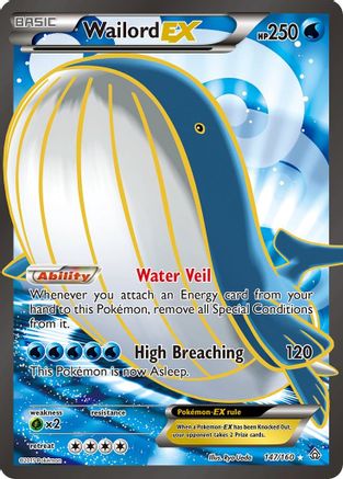 Wailord-EX 147/160 - Primal Clash Holofoil