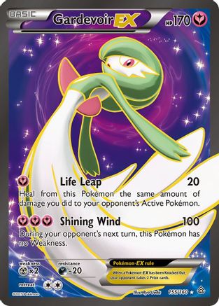 Gardevoir EX (155 Full Art) 155/160 - XY  Primal Clash Holofoil - Ultra Rare