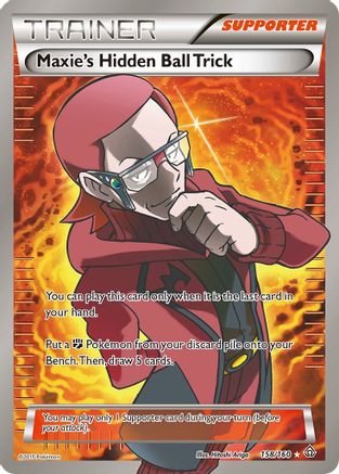 Maxie's Hidden Ball Trick 158/160 - Primal Clash Holofoil