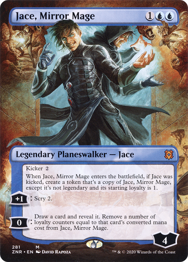 Jace, Mirror Mage (ZNR-281) - Zendikar Rising (Borderless) Foil