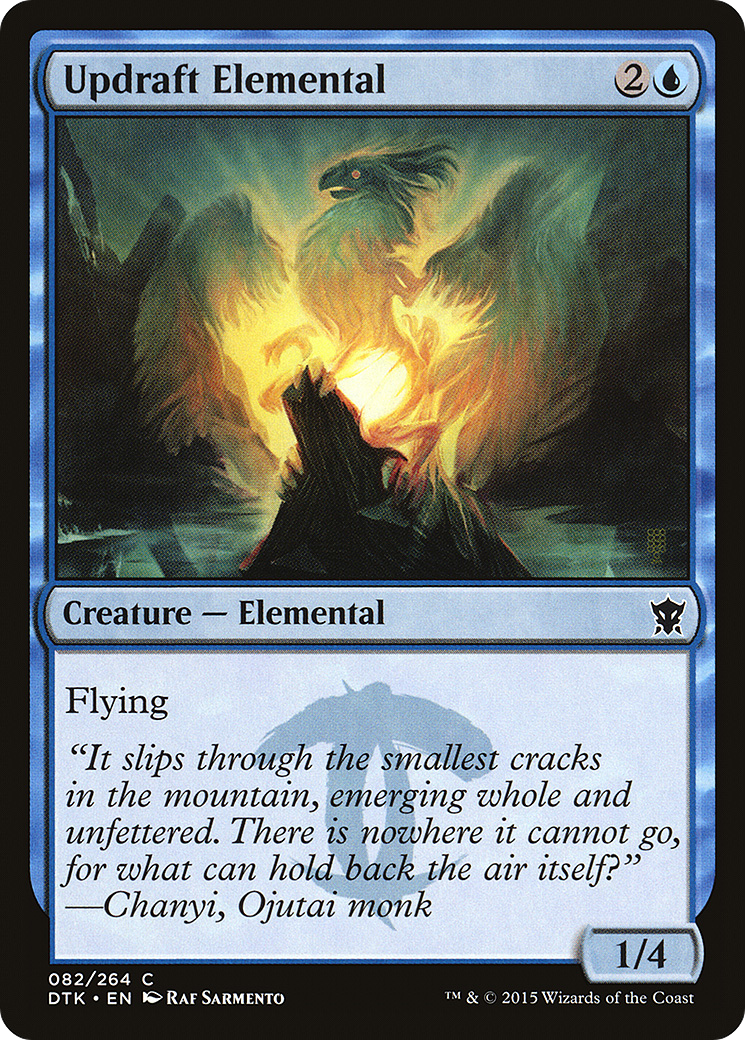 Updraft Elemental (DTK-082) - Dragons of Tarkir Foil