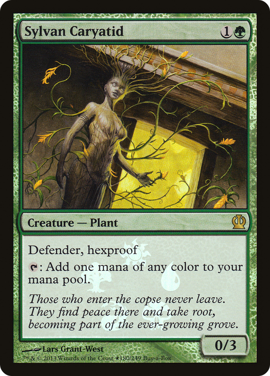 Sylvan Caryatid (PTHS-180★) - Theros Promos Foil