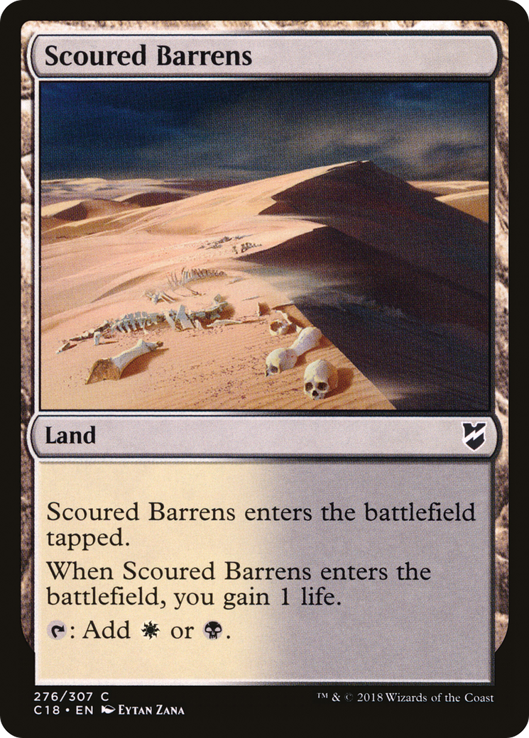 Scoured Barrens (C18-276) - Commander 2018