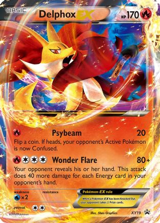 Delphox-EX XY19/211 - XY Black Star Promos Holofoil