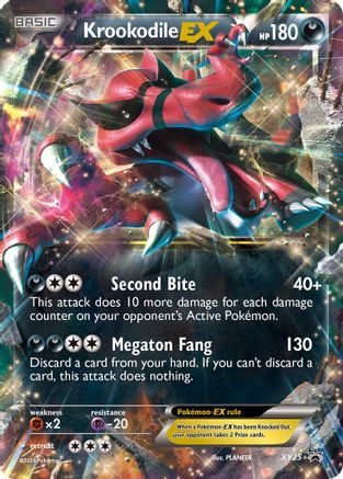 Krookodile-EX XY25/211 - XY Black Star Promos Holofoil