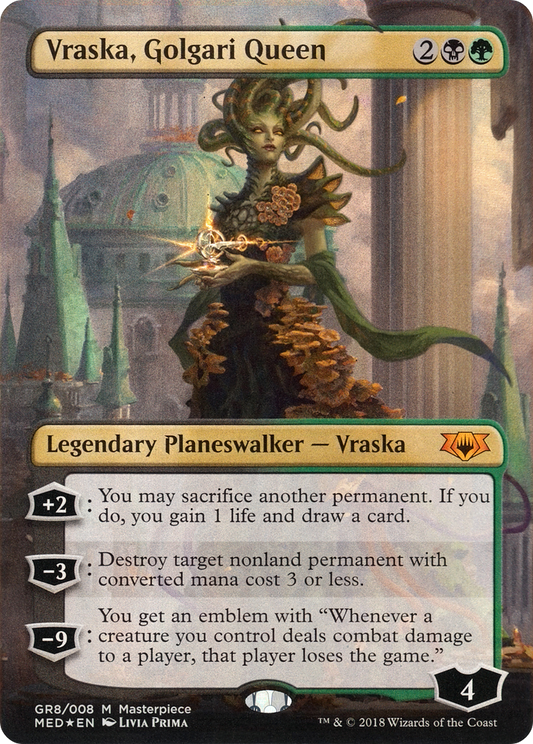 Vraska, Golgari Queen (MED-GR8) - Mythic Edition (Borderless) Foil