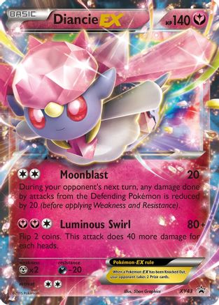 Diancie-EX XY43/211 - XY Black Star Promos Holofoil