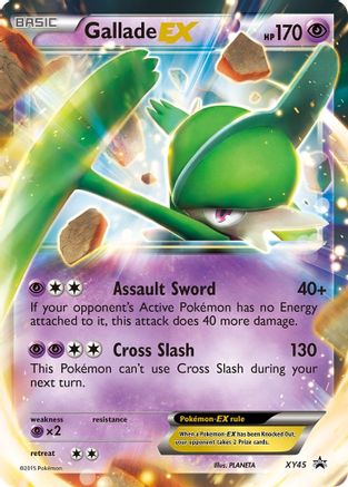 Gallade-EX XY45/211 - XY Black Star Promos Holofoil