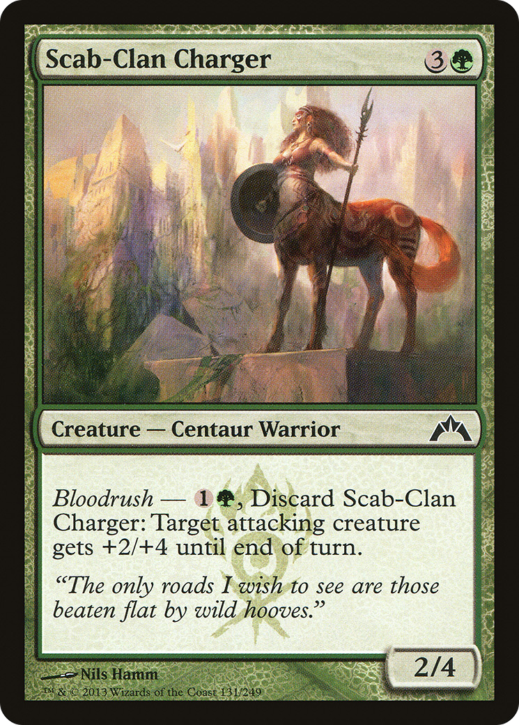 Scab-Clan Charger (GTC-131) - Gatecrash Foil