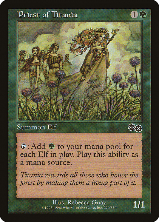 Priest of Titania (USG-270) - Urza's Saga