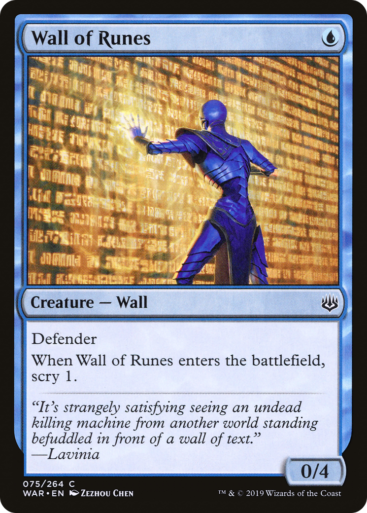 Wall of Runes (WAR-075) - War of the Spark