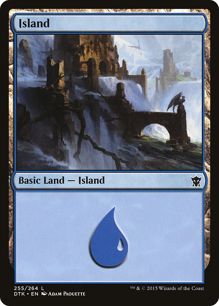 Island (DTK-255) - Dragons of Tarkir