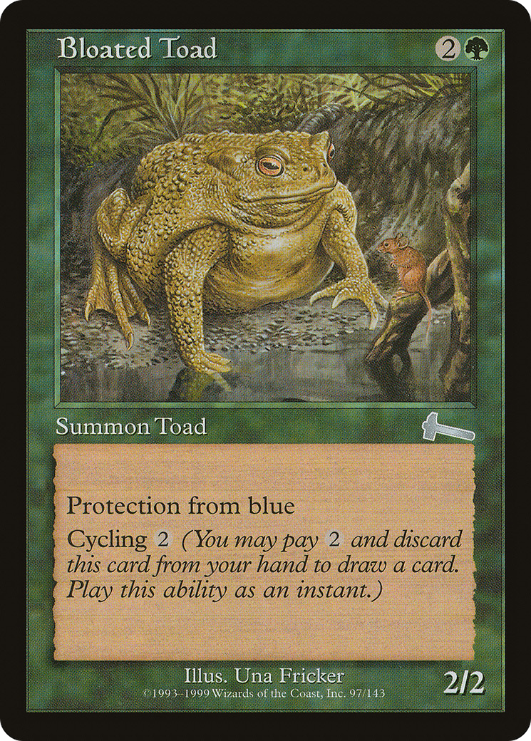 Bloated Toad (ULG-097) - Urza's Legacy Foil