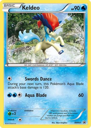 Keldeo BW60 - Black and White Promos Normal - Promo