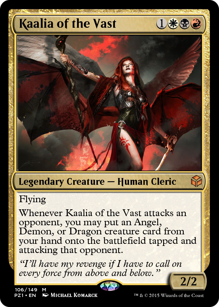 Kaalia of the Vast (PZ1-106) - Legendary Cube Prize Pack